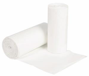 Sacchetti rotolo in plastica senza stampa, bianchi