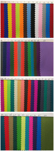 Tableau des couleurs du tissu Oxford imperméable