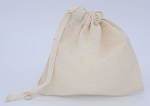Sacs anti poussière pour chaussures personnalisés grands sacs en coton avec cordon en coton, naturel