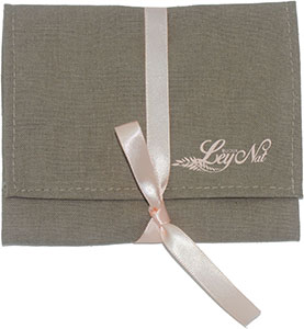 Envelope sacos de algodão para jóias com logotipo impresso personalizado