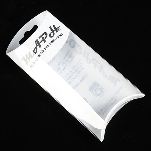 Cajas de almohada de plástico transparente con logotipo personalizado