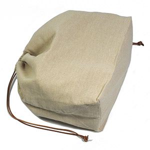 ハンドバッグ用の大きなリネン防塵バッグ、ジャンボサイズ、ボトムマチ付き