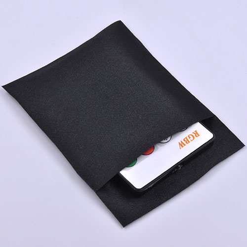 Almofada de cetim estampada com logotipo bolsa pequena para lembrancinhas de festa