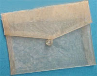 Plain Organza Envelope Ivory