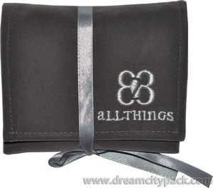 Velvet Envelope Bags with Lining, Ribbon and Custom Logo