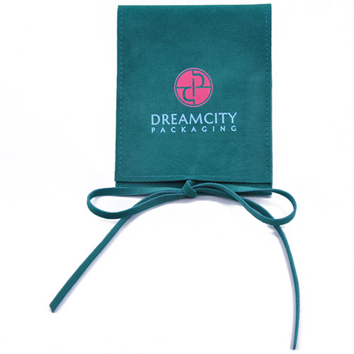 Bolsas para joias de veludo envelopes com fita e logotipo impresso personalizado