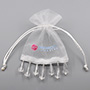 Beaded Organza Gift Bags with Logo