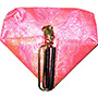 Sweet Heart Brocade Pouch Pink