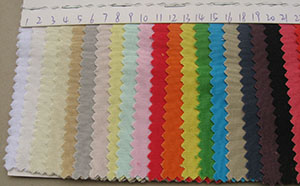 Gráfico de cores de algodão 1