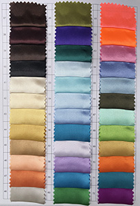 Glossy Satin Fabric Color Chart 2