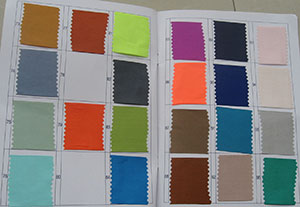Gráfico de cores de tecido de cetim 4