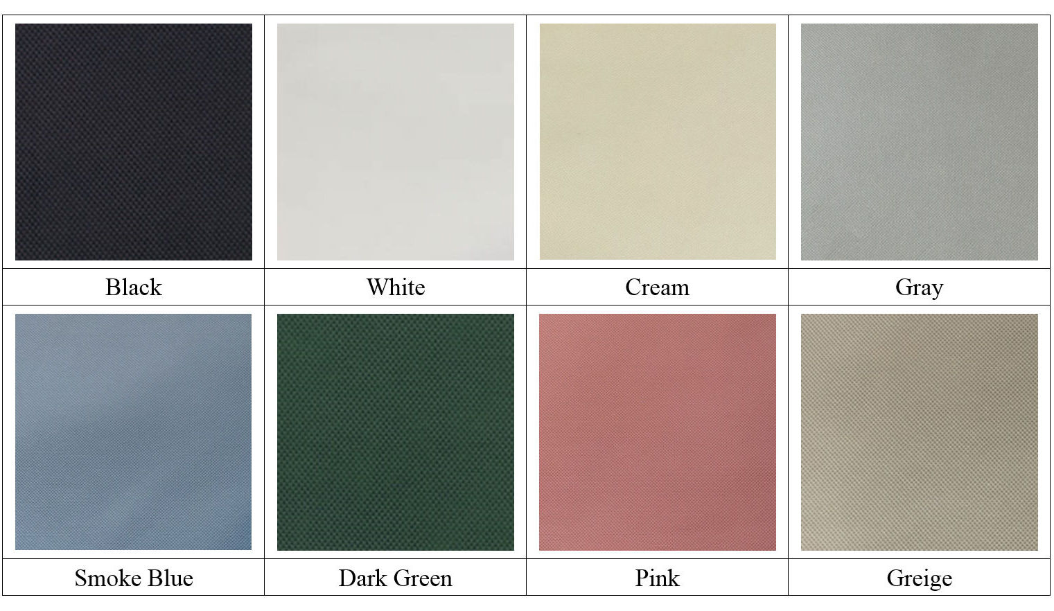 Stock colors for non woven snap closure bags