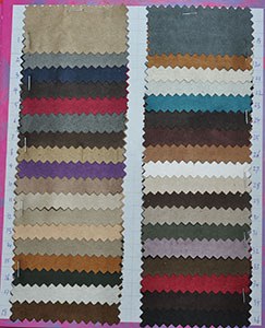 Options de couleur de tissu.