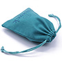 Colored Linen Drawstring Bag with Custom Logo