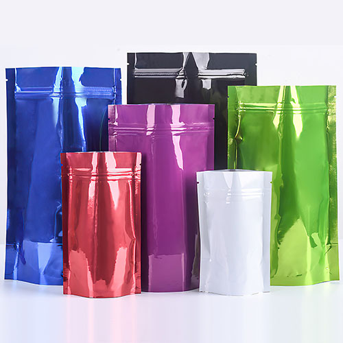Colorful Aluminum Foil Stand up Ziplock Bags