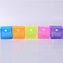 Wholesale Colorful Plastic Gift Packaging Bag Gusseted Snap Pouch