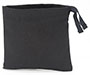 Cotton Dust Bags for Handbags with Cotton Drawstring, Black