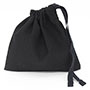Sacs anti poussière personnalisés grands sacs cadeaux en coton avec cordon en coton, noir