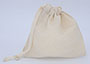 Sacos à prova de poeira personalizados grandes sacos para sapatos de algodão com cordão de algodão, natural