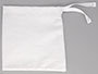 Sacos à prova de poeira personalizados grandes sacos para roupas de algodão com cordão de algodão, branco