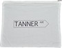 Personalised Cotton Lingerie Laundry Wash Bags with Zipper, White.