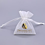 Custom Jewelry Pouch High-density Organza Bag with Hot-stamped Logo