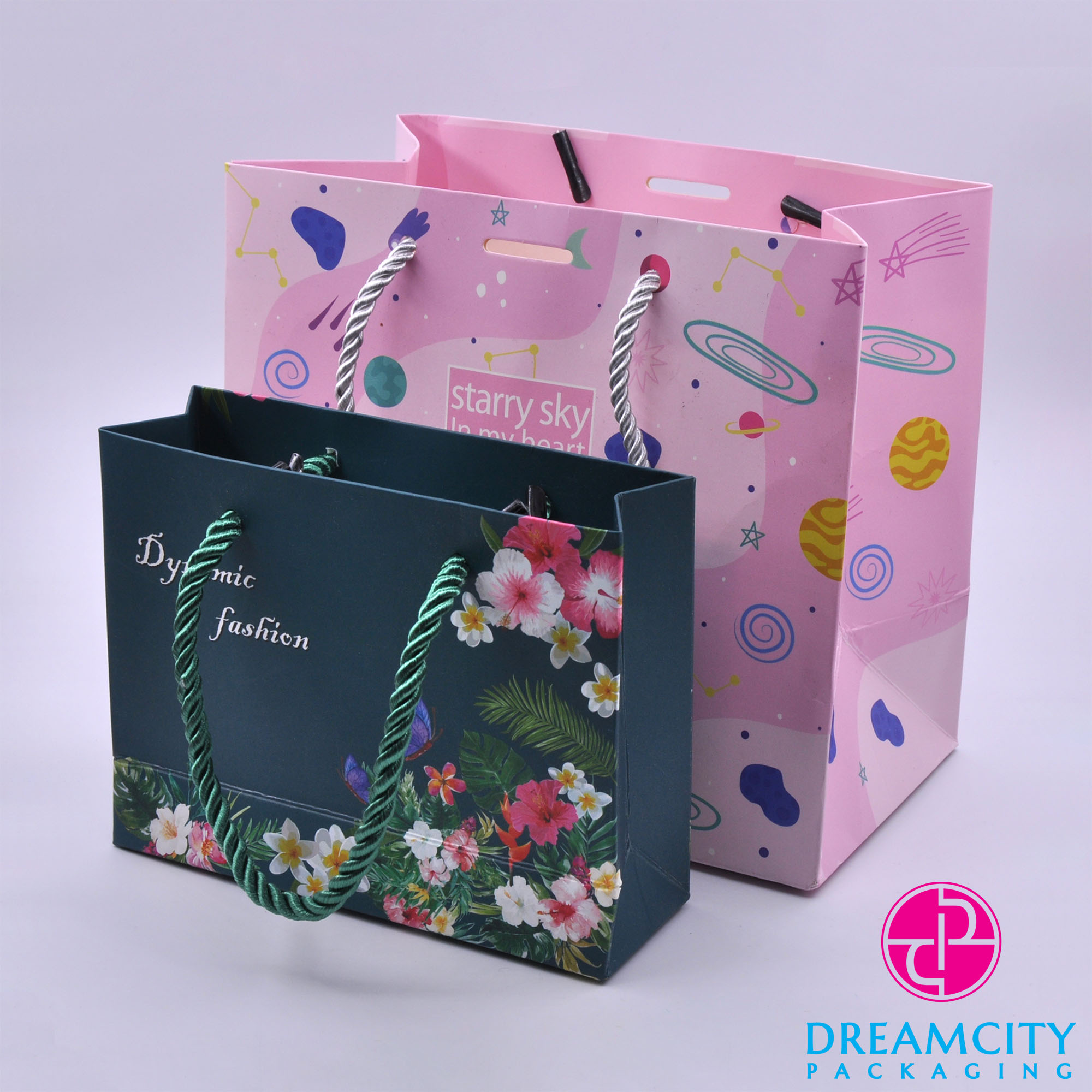 Custom Paper Bags Wholesale Small Gift Bags with Logo
