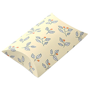 Custom Logo Printed Paper Pillow Box Wholesale