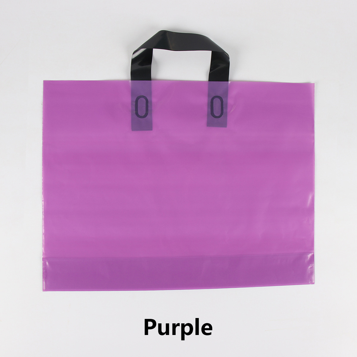 Stock colors for soft loop handle bags