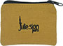 Cotton Zipper Pouches Cosmetic Bags with Embroidered Logo