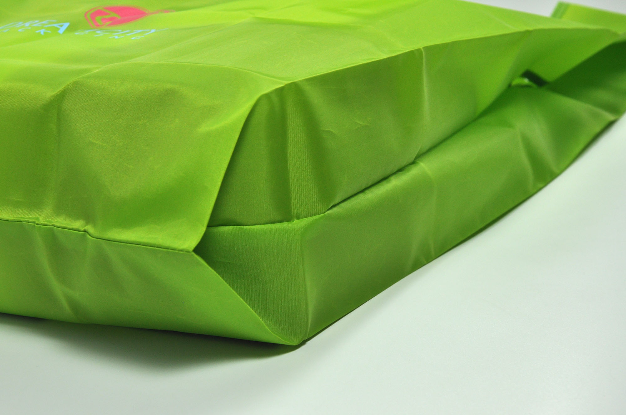 Foldable Nylon Grocery Market Tote T-shirt Bag