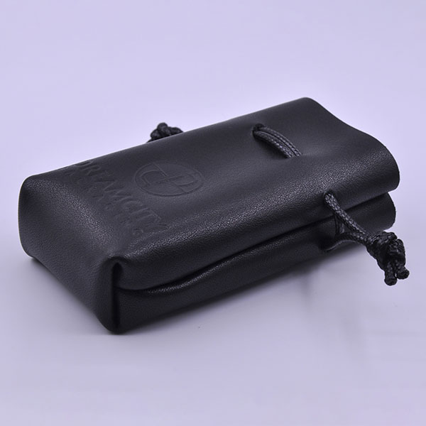 Genuine Leather Drawstring Pouch for Perfume Bottles