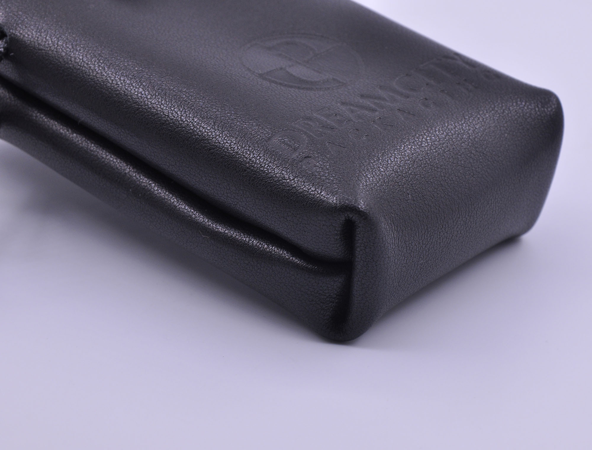 Genuine Leather Drawstring Pouch for Perfume Bottles
