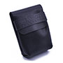 Genuine Leather Pouch with Band for Perfume Bottles and Earbuds