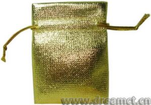 Gold Jewelry Pouch
