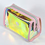 Iridescent Rainbow TPU Portable Travel Toiletry Bag with Custom Logo