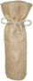 Personalized Burlap Wine Bottle Gift Bags with Drawstring