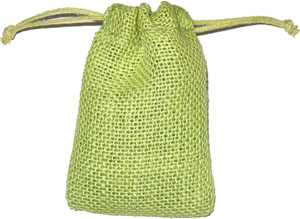 Sacs cadeaux personnalisés en toile de jute avec cordon de serrage, olive