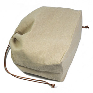 Large Linen Dust Bag for Handbags Jumbo Size with Gusseted Bottom