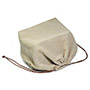 Grand sac anti-poussière en lin pour sacs à main taille jumbo avec fond à soufflet