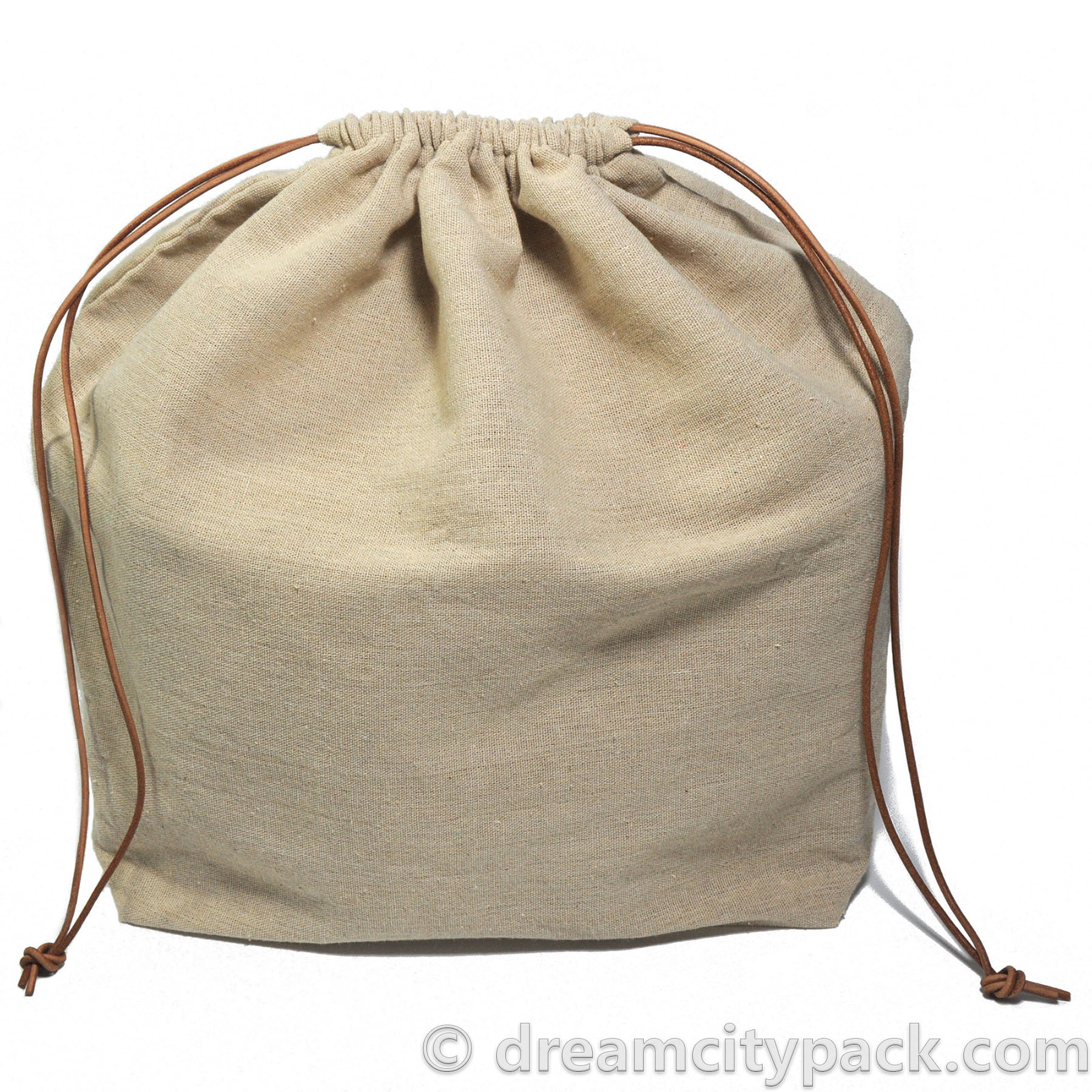 Large Linen Dust Bag for Handbags Jumbo Size with Gusseted Bottom