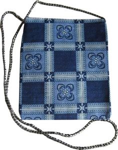 Custom Linen Neck Pouch Travel Wallet Money Bag with Zipper