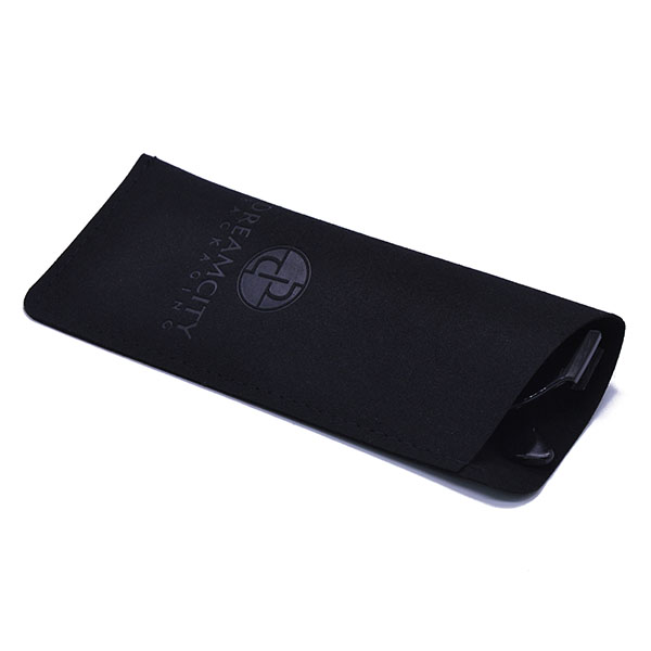 Microfiber Suede Leather Glasses Case Folding Knife Sheath Pen Sleeve