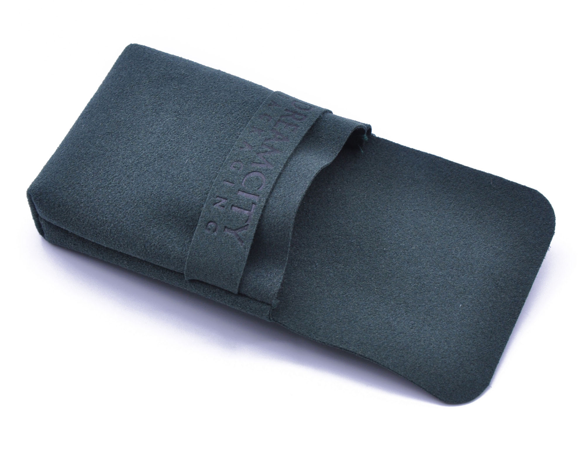 Microfiber Suede Leather Pouch with Band for Perfume Bottles and Earbuds