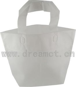 Nonwoven Loop Handle Bag with Rectangle Base