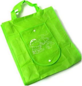 Bolsa de asas non woven plegable