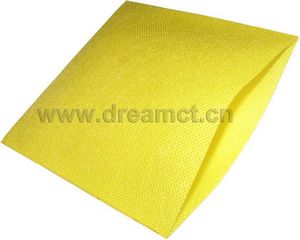 Pochette non tissée plaine jaune