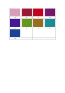 Color Chart B