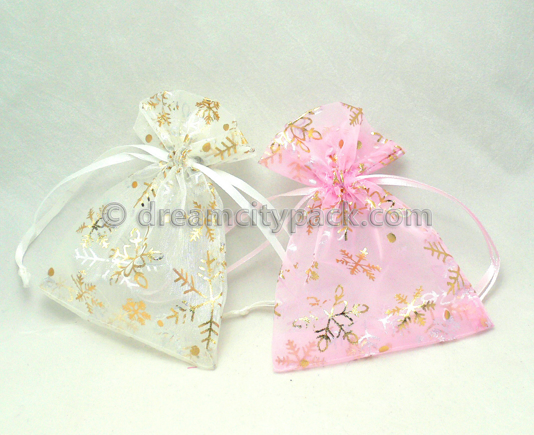 Organza Bags with Hot-stamping Pattern 6