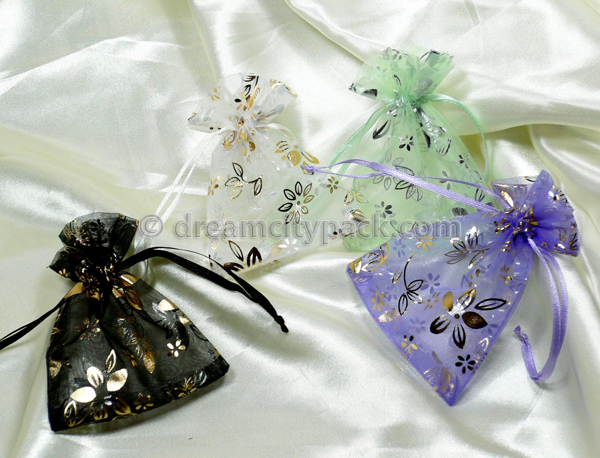 Organza Bags with Hot-stamping Pattern 8